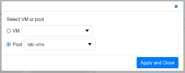 VM Access configuration